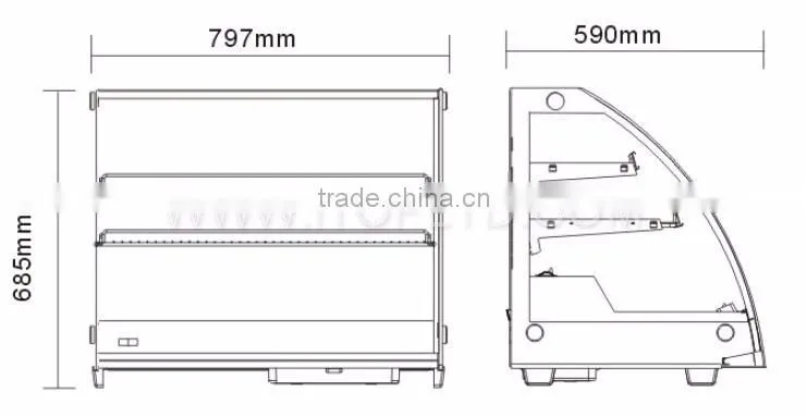 Counter Top Display cooler
