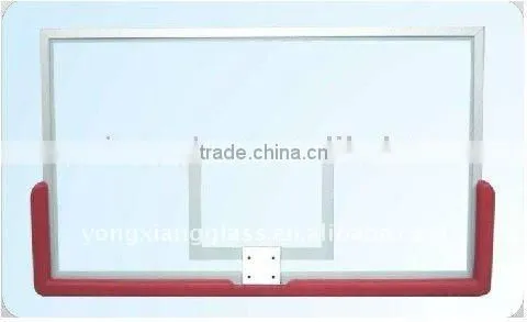 glass basketball backboard