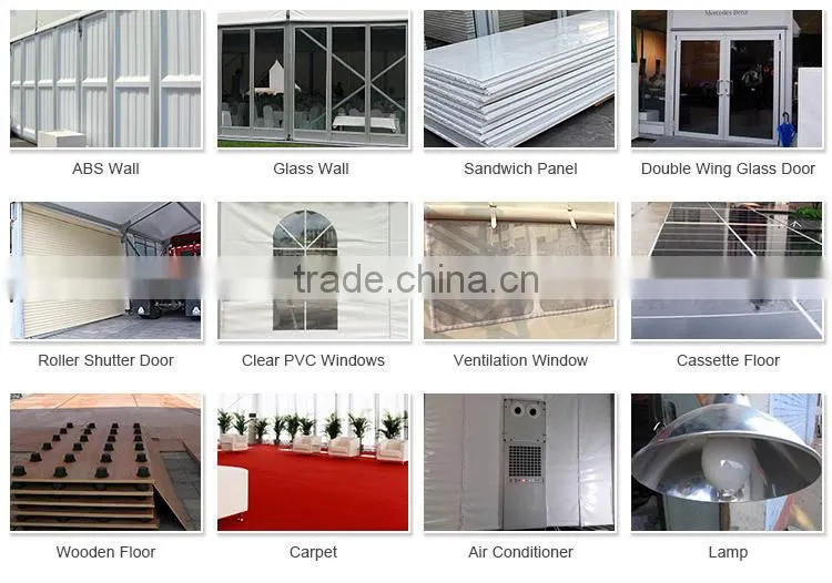 Outdoor luxury tent party wedding tents with pvc