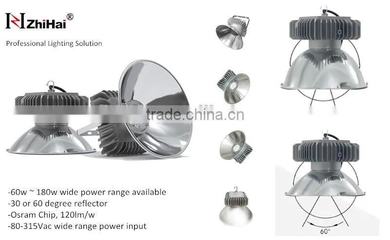 Super quality 5 years warranty high lumen industrial led factory lighting