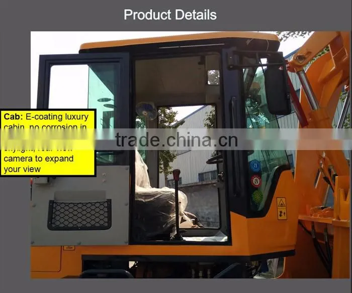 1.5 ton garden trucking mini wheel loader with CE