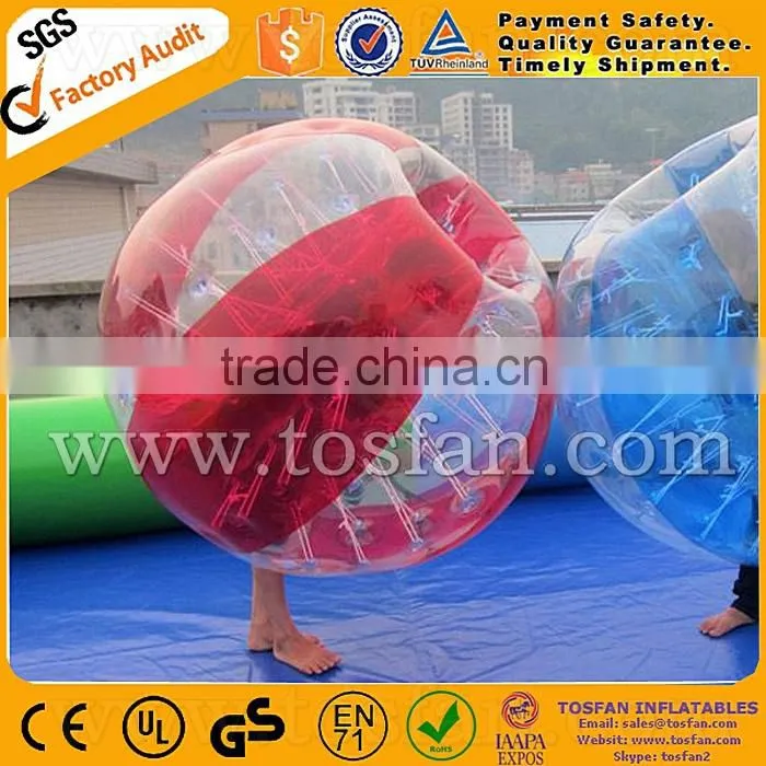 1.5 TPU human bubble bumper ball,knock balls for adults TB011
