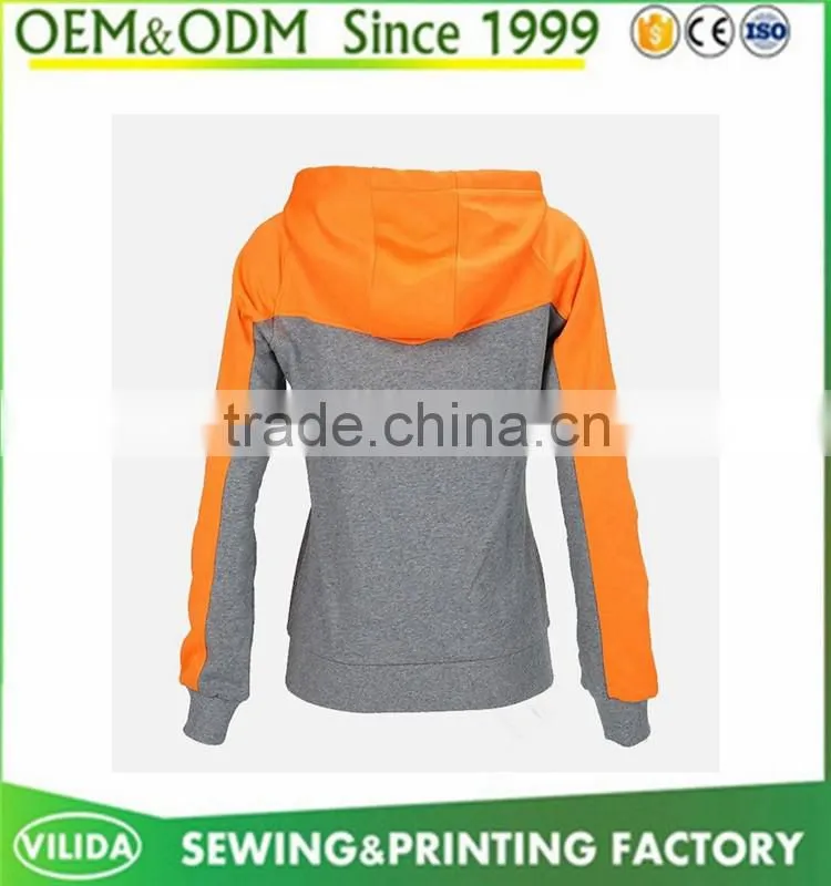 Korean version popular trend slim fit extra long stand collar hoodies coat