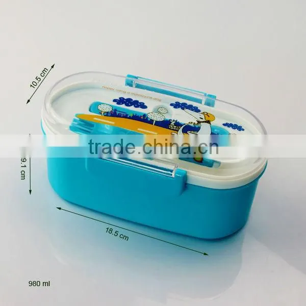 2 compartment kids lunch box