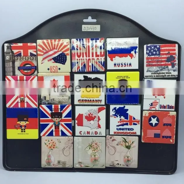 Custom black ceramic magnets for fridge
