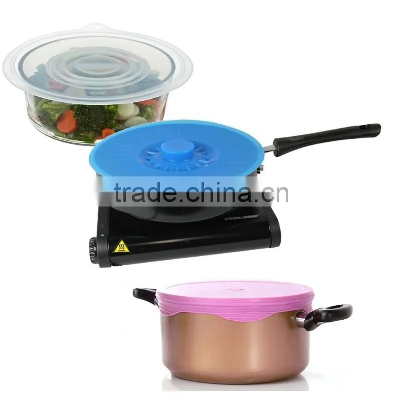 OEM Pot Cover Silicone Suction Lid Set