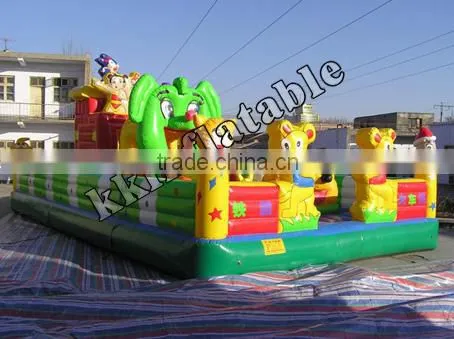 Hot sale giant fun city inflatable for children