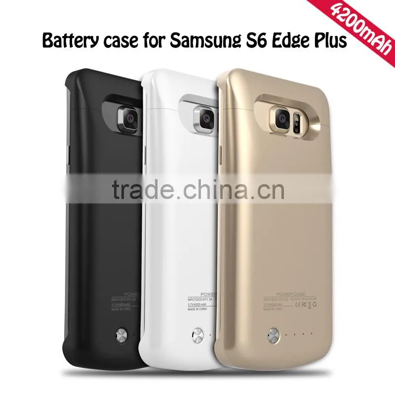 For Samsung Glaxy S6 edge Plus Newest Power Bank Case 4200mAh Battery Case for Samsung