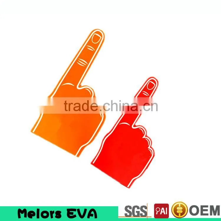 Melors Personalized Foam Cheer Gloves Hand for Competition/big hand for cheering