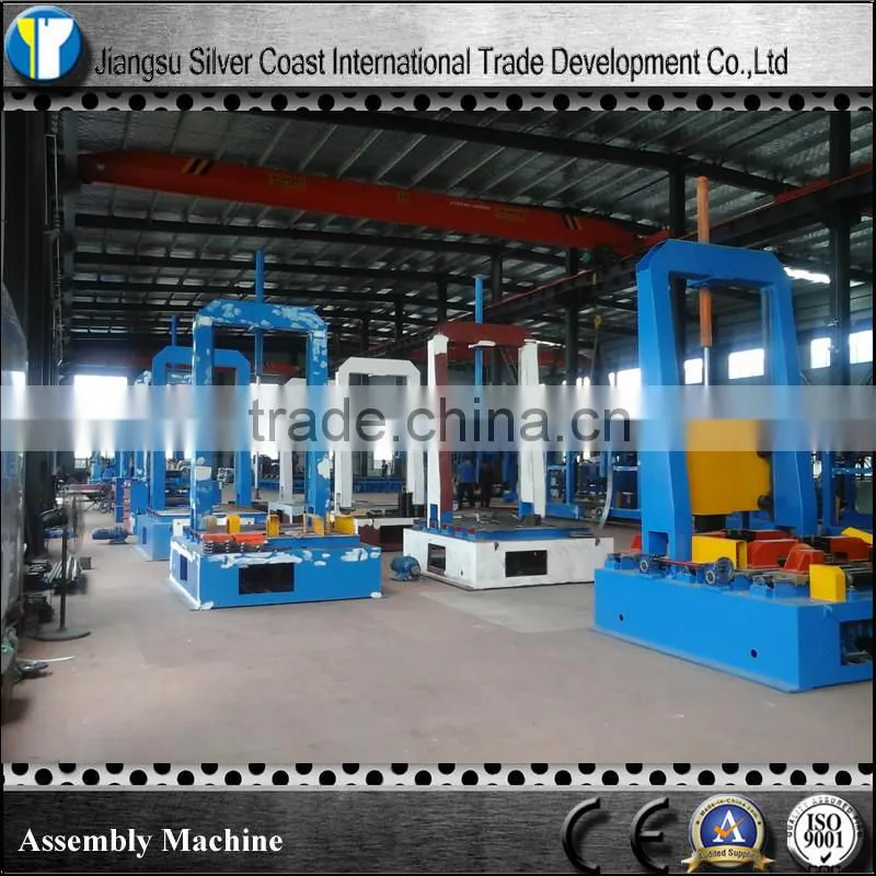 H-beam automatic assembly machine with spot welding machine