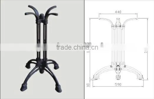 good cast iron coffee table leg OA088