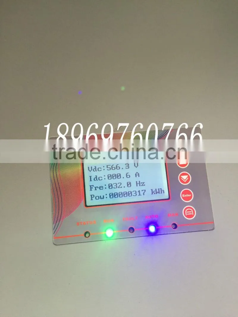 IP65 waterproof 3.7kw DC to AC sun pump inverter with variable frequency driver