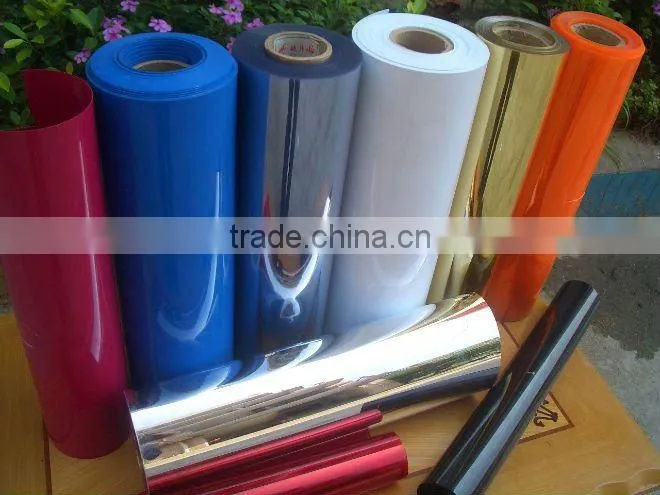 silver PVC plastic film for blister packing