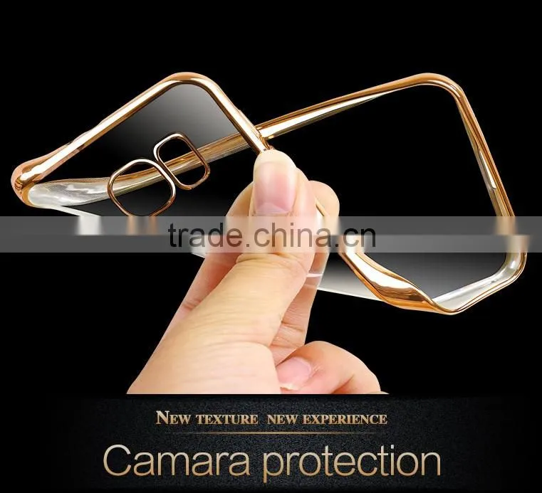 Free Samples Clear case cover for samsung galaxy s6 edge plus soft tpu case