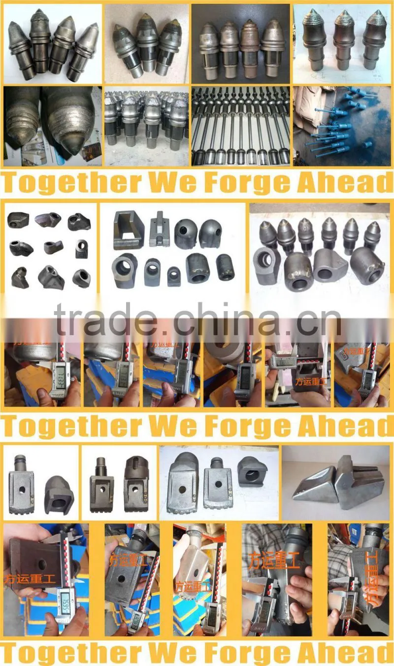 Popular construction machinery part tungsten carbide bullet teeth