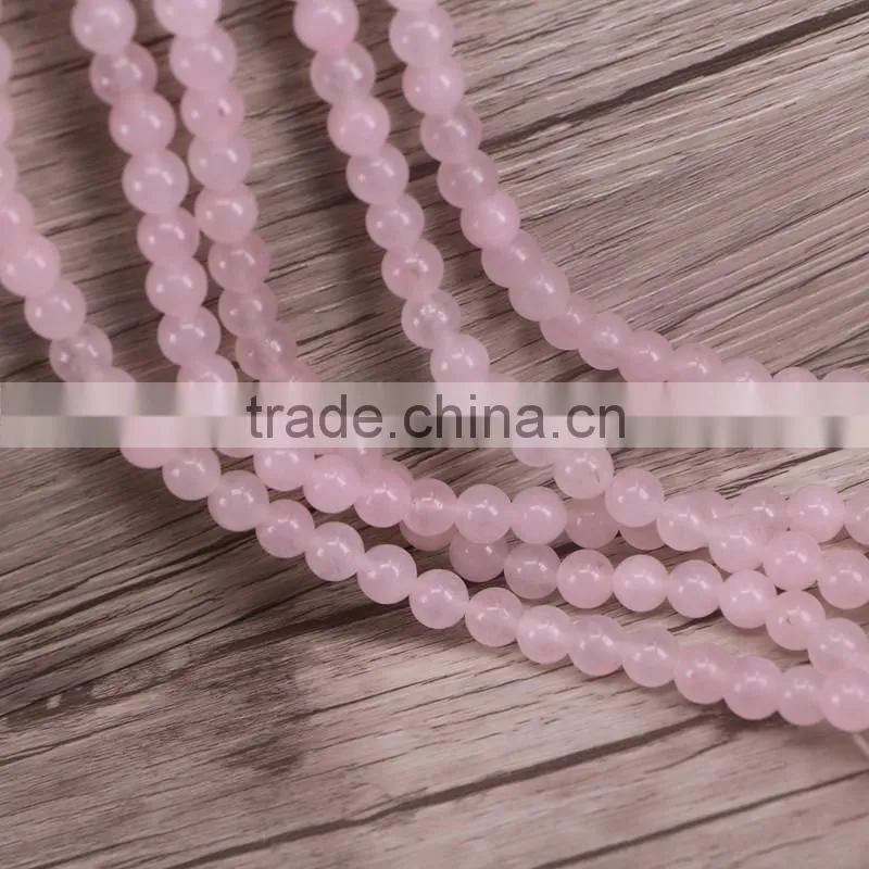 8mm Rose Quartz Round Beads Natural 15'' Fashion Jewelry Making