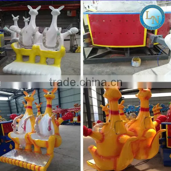 China factory low price amusement park jumping kids rides happy kangaroo ride for sale