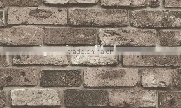 PVC brickwork wallpaper