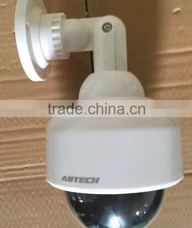 Fake Dummy Imitation Dome Security Round Camera with Flashing Light LED