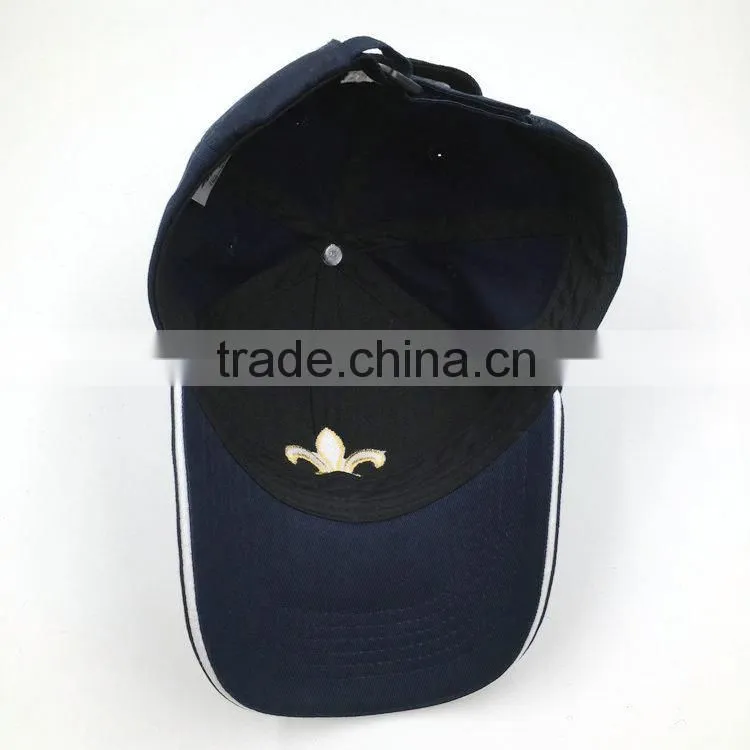 Custom design 100% cotton twill embroidered baseball cap