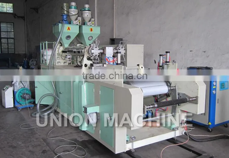 Single side sticky plastic protect film making machine for door / ceramic tile
