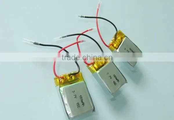 Remote model 3.7V 180/220/160/150mAh 15C high performance lithium battery with protective plate for helicopter rc plane