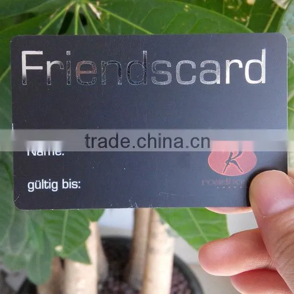 Colorful Printed Glossy PVC Member Card CR80