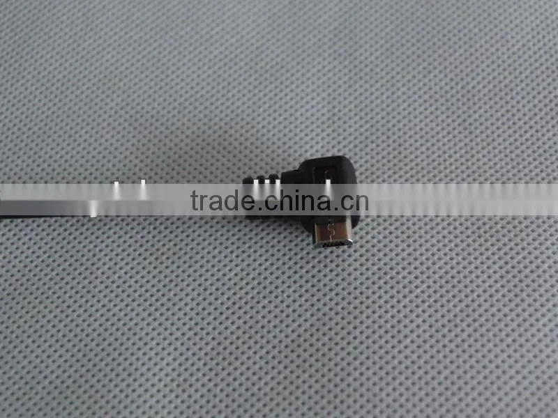 usb 2.0 ROHS standard Right Angle micro 5pin cable usb cable for phones