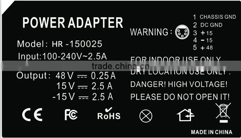 triple switching power supply 48v +15v -15v switching power supply schematic