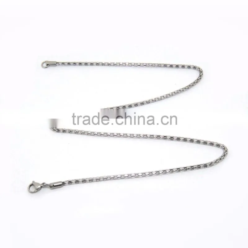New Trendy Stainless Steel Mesh Chain Necklace for Men