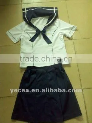 New design girls school uniform