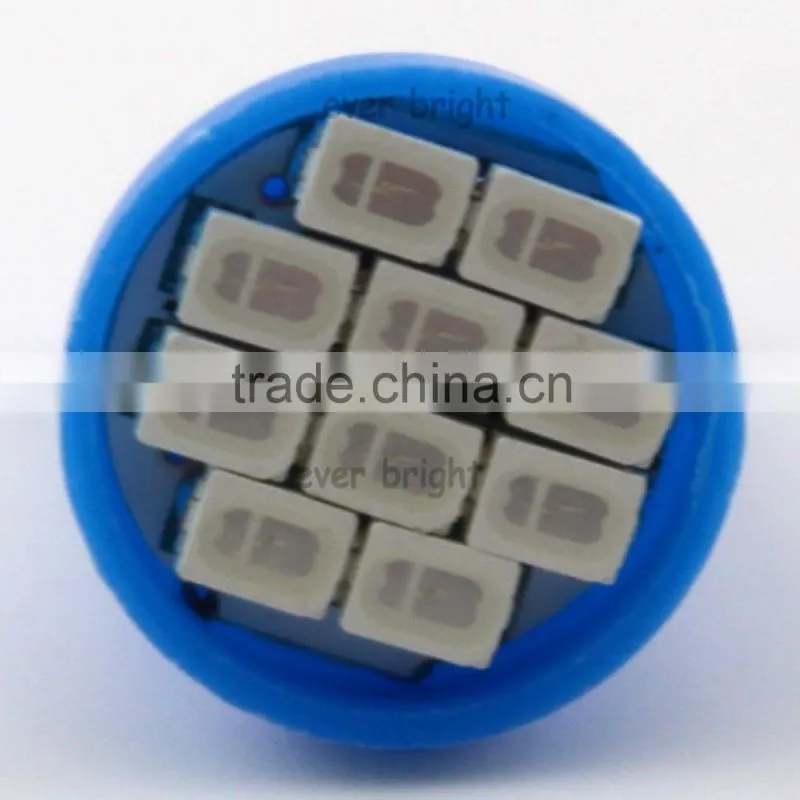 Mini 1206 10SMD T10 led light lamp 12V led bulb 8000K 10000K T10 led