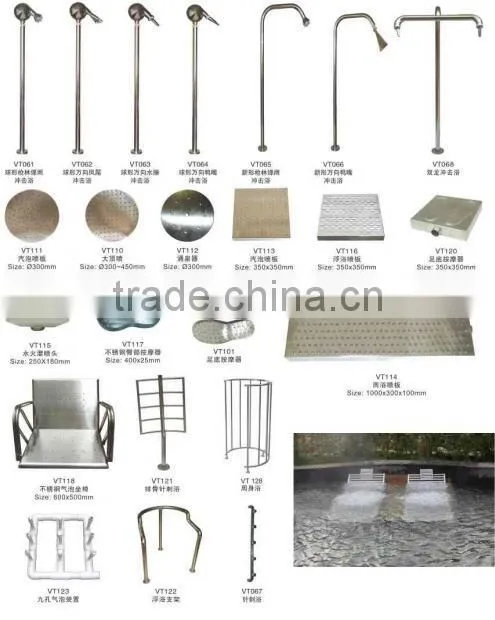 Spa equipment/massage pool shower