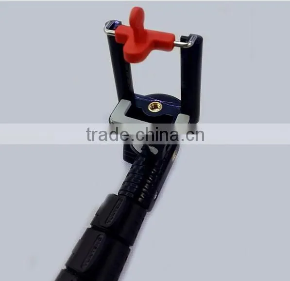 Rose Extendable Handheld Monopod Tripod Mount Adapter for iPhone Samsung