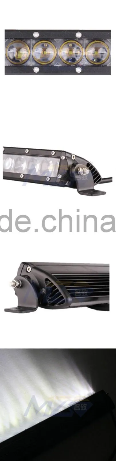 MZ HOT High Power 100W 4D OSRA M LED Light Bar, Die cast 24V 7300lm driving light, JEEP 4x4 SUV ATV 4WD Off road part car light