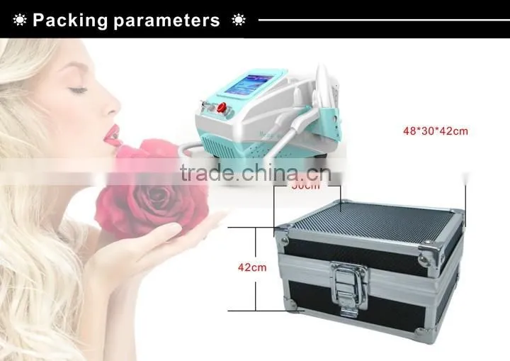 Medical CE Approved Portable Q-switch Nd Yag Laser 1064/532/1032 tattoo removal