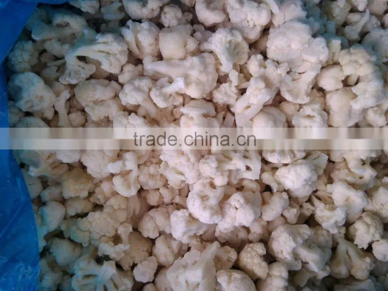 New crop frozen iqf cauliflower