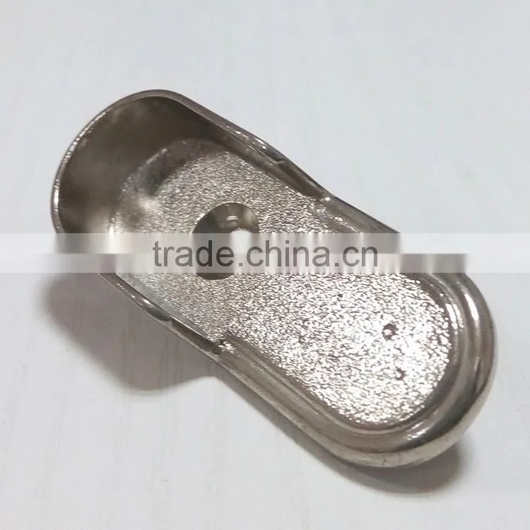 Nickel Plated Hanging Rail Wardrobe Tube Bracket Holder