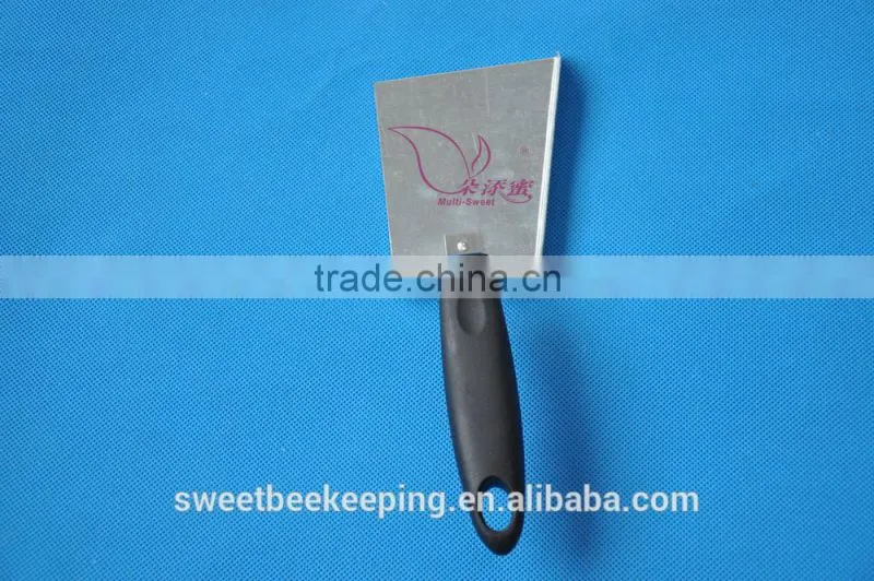 hot sale beehive tools galvanized pollen shovel with plastic handle
