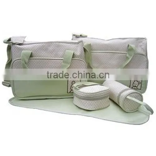 Microfiber New Fashion 5 pieces Set Diaper Bag (BCY11-01)