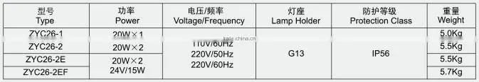 Made in china ZY26-2 Marine Incandescent pendant lighting