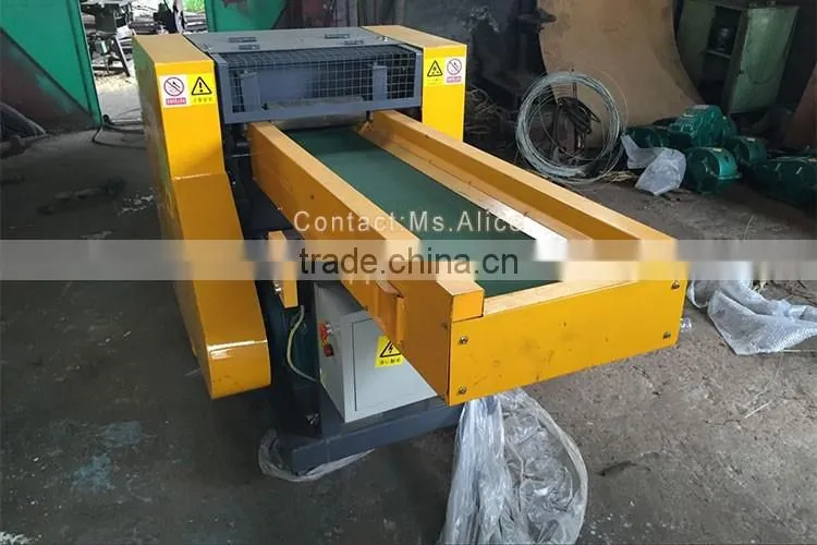 automatic waste rags glass fibre polyster yarn leather cutting machine