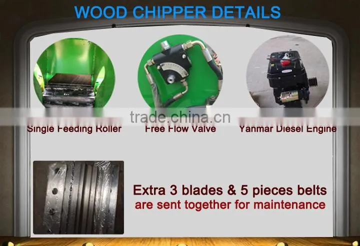 2015 hot sale Wood Chipping Shredder HWC-22