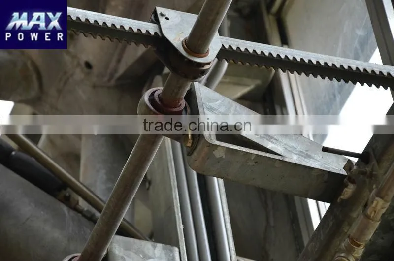 Curve Rack and Pinion for greenhouse