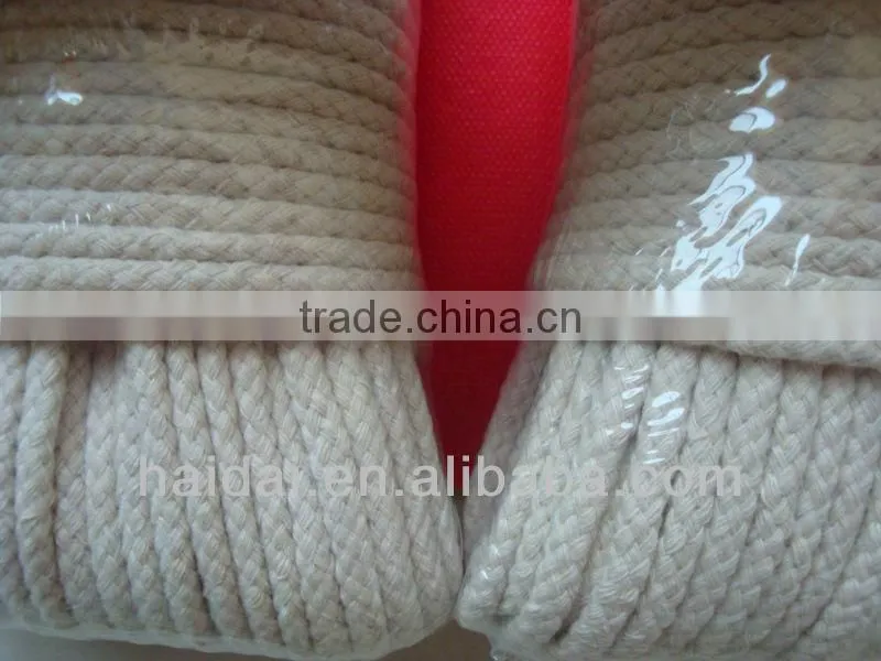 Diamond braided cotton rope for all purpose