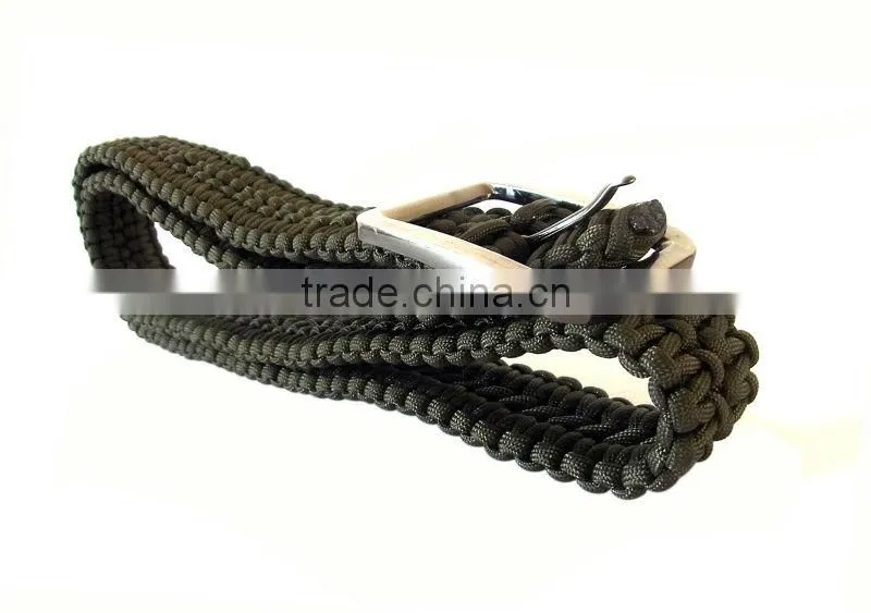 550 Military Grade Adjustable Parachute Cord Belt
