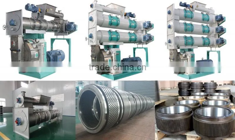 1000kg/hr Small Feed Mill Making Machine/Chicken Fodder Pellet Mill Machine with CE