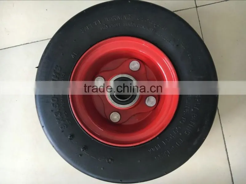 High Quality Pneumatic Wheel 9X350-4 for garden tools