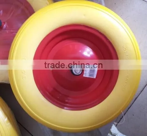 4.80/400-8 pu foam rubber tire wheel