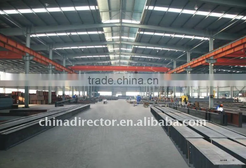 light design steel structure office with workshop